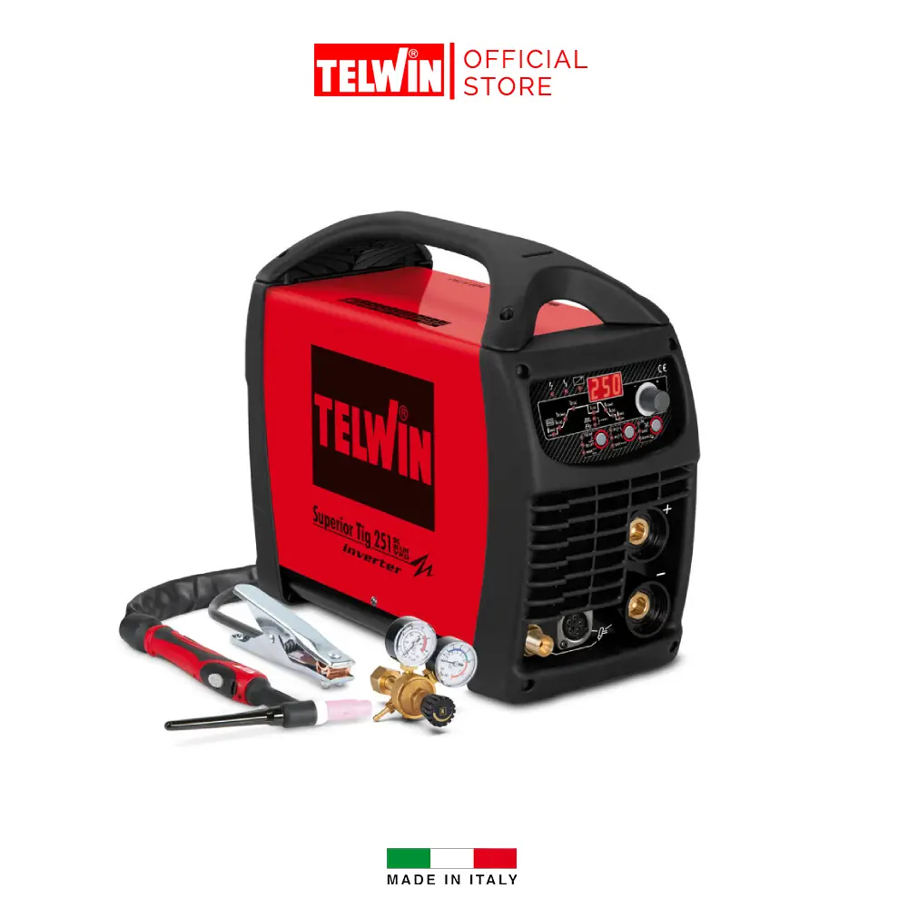 Máy hàn Tig Telwin SUPERIOR TIG 251 DC + ACC